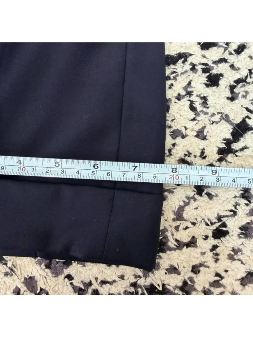Phineas Cole Navy Blue Pleated Wool Dress Pants Men's Size 32-33 H84